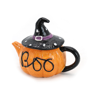 ชุดถ้วยชาเซรามิกสำหรับงานฮาโลวีน<span class=keywords><strong>กา</strong></span>น้ำชาฟักทองถ้วยชาผีถ้วยจานรองแก้วสำหรับคาเฟ่ - Product Image 2