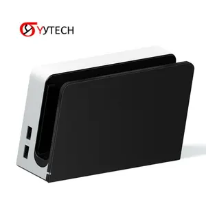 SYYTECH Charger Station PC Protector Shell Case per NS Nintendo Switch OLED Charger Stand accessori da gioco