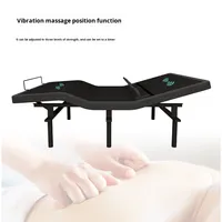 Cadre de lit électrique intelligent à trois moteurs, réglable en hauteur, en métal, avec fonctions de massage multifonctionnelles pour hôtel et usage maternité