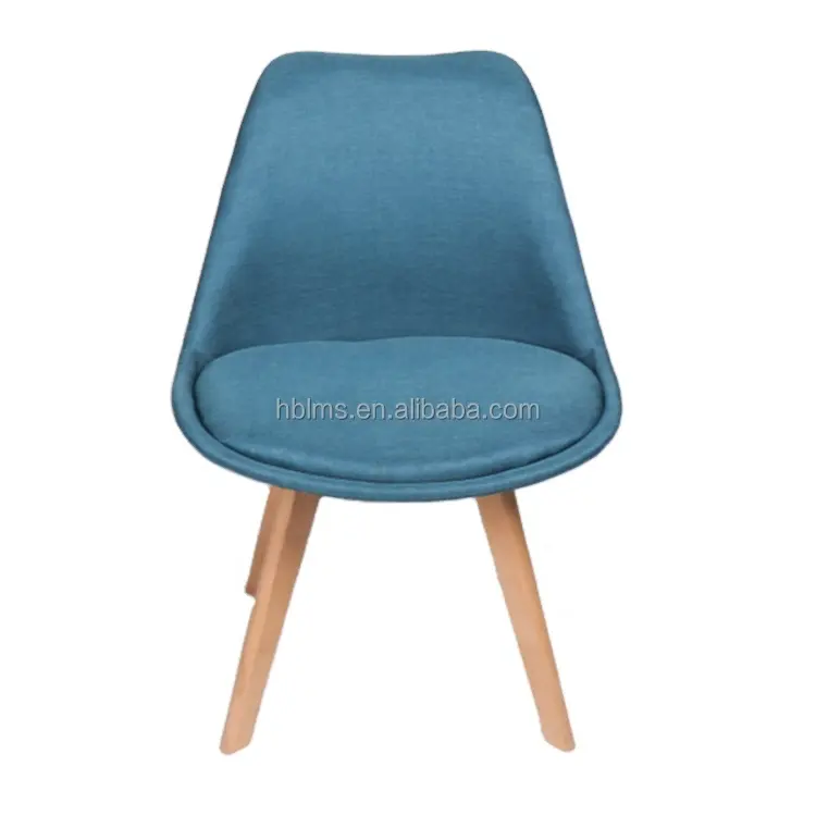 Индивидуальные современные скандинавские синие тюльпаны пластиковые PP сиденья кафе ресторан стул бархатные стулья для столовой с деревянными ножками