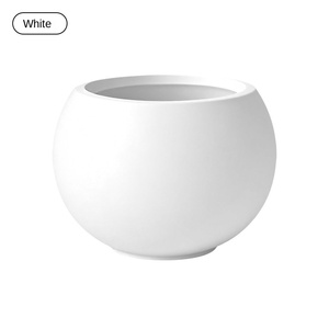 Kugelförmiger Blumentopf für Gummibaum Orchidee Leerstehend Haushalt Wohnzimmer Balkon Outdoor Grünpflanze - Product Image 6