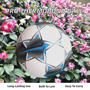 Pro Thermobond Soccer <b>Ball</b> Heavy Duty PU Leather Durable Club Training Match Outdoor 0.4-0.45kg - Product Image 2