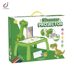 Chengji-Juguetes Educativos de dibujo de <span class=keywords><strong>dinosaurio</strong></span> <span class=keywords><strong>para</strong></span> niños, <span class=keywords><strong>proyector</strong></span> led, pintura, mesa de dibujo de arte - Product Image 5