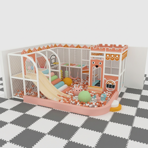 Customized Commercial Indoor Playground Equipment Indoor Adventure <b>Trampoline</b> Park Equipment with Obstacle Course and Ninja - Product Image 1