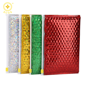 Bolsa de burbujas con cremallera para embalaje de joyas con logotipo personalizado, bolsa de burbujas a prueba de golpes - Product Image 6