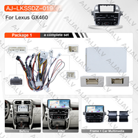 Écran multimédia automobile Android Aijia 12,3 pouces pour Lexus GX460, version gris fer avec boutons physiques et navigation GPS