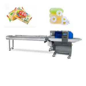 Disposable cutlery forks and spoons packaging machine High Speed Automatic Flow soap bread wafer biscuit packing machine near me