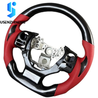 Volant de voiture chauffant personnalisé en fibre de carbone avec LED pour Lexus Is250/Is350/Ls430/GS350/gs300/ct200h F Sport 2014 2015 2016 2017