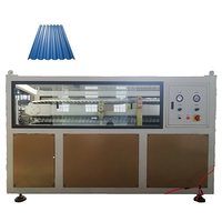 Extrreuder Machinery-tornillo doble individual de 800-1000mm, PP, PC, PVC, ASA, hoja de techo corrugado, Material de construcción, línea de producción de plástico