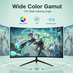 Monitor de Juegos Curvo Personalizado de 32 Pulgadas, Panel IPS de 1080p, 240Hz, Tiempo de Respuesta de 1ms, Uso de Escritorio, Puerto DP, Pantalla LCD Profesional - Product Image 4
