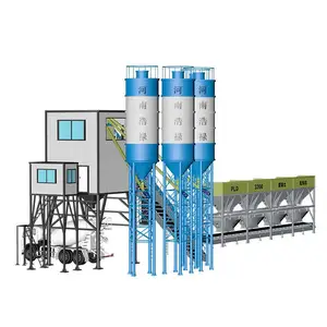 HZS90 Beton harmanlama santrali inşaat şirketi tüccar karıştırma istasyonu Beton çimento stabilize toprak karıştırma tesisi makinesi