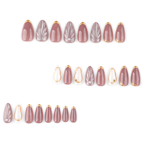 Sang Trọng Bán Buôn Vỏ Và Ngọc Trai 3D Chất Lượng Cao Mềm Gel Trong Số Lượng Lớn Báo Chí Trên Móng Tay - Product Image 2