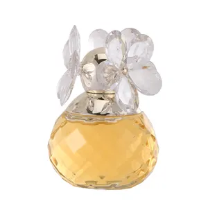 Venda quente de perfume de luz âmbar duradouro para mulheres, frasco natural francês