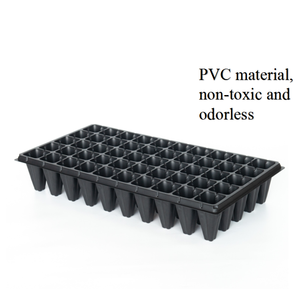 128 células raíz entrenador de PVC/PS negro bandeja de vivero la germinación de la semilla de la bandeja de plántulas - Product Image 4