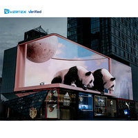 Panneau mural LED 3D haute luminosité, étanche, à taux de rafraîchissement élevé, affichage numérique LED, écran LED extérieur