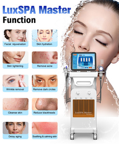 เครื่องดูแลผิวหน้าแบบตั้งโต๊ะ 12 in 1 ยี่ห้อ Factory OEM ODM  ฟังก์ชั่นหลากหลาย ใช้น้ำและออกซิเจน สำหรับร้านเสริมสวยและสปา - Product Image 6