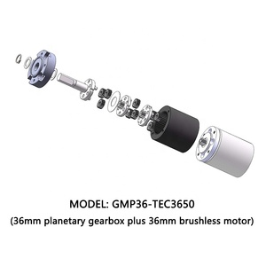 Hız düşürücü ile üç fazlı Bldc <span class=keywords><strong>Motor</strong></span> 12V 24V mikro özel azaltma 36mm fırçasız <span class=keywords><strong>Dc</strong></span> planet DİŞLİ <span class=keywords><strong>Motor</strong></span> - Product Image 4