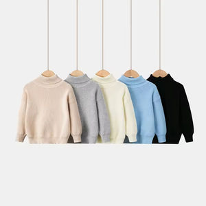 Ropa para Niños al por Mayor, Suéter Grueso de Cuello Alto para Bebés, Niñas y Niños, para Invierno - Product Image 6