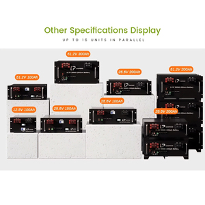แบตเตอรี่ลิเธียม Lifepo4 แบบติดตั้งบนแร็ค 12V 24V 100Ah 200Ah 300Ah 400Ah 500Ah 600Ah 700Ah 800Ah 1000Ah - Product Image 3