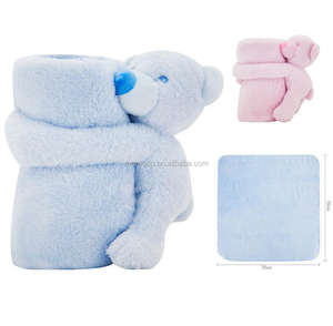 هدايا الأطفال للأطفال زرقاء من القطيفة ألعاب مع منديل - Product Image 6