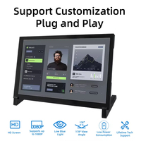 10.1 inç ahududu Pi ekran 1280*800 TFT IPS LCD ekran kapasitif dokunmatik ekran modülü ile kılıf