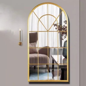 Espejo de Pared Grande de Estilo Clásico Moderno Francés, con Marco de Hierro y Rejilla, para Decoración de Muebles de Hotel - Product Image 4