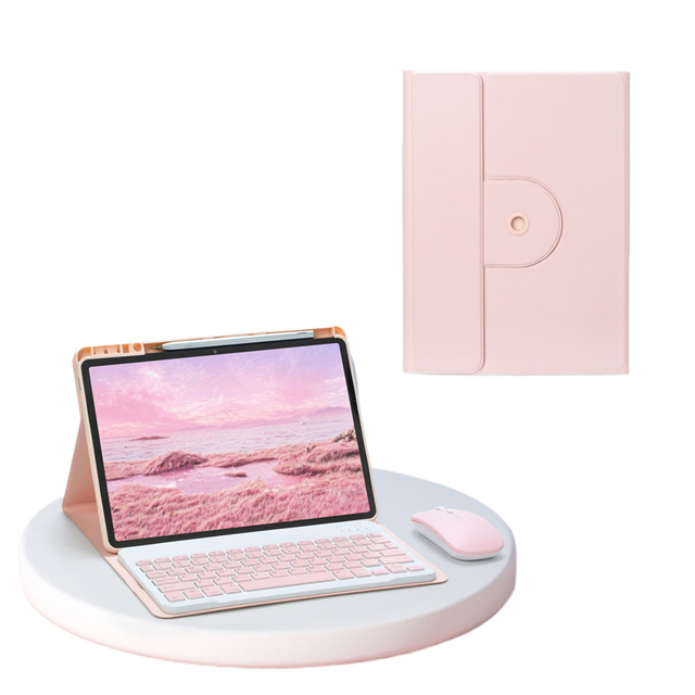 360 Degree Rotating Keyboard Case for Xiaomi 6 6 Pro 11inch Tablet Rotation Stand TPU Leather Case with Pen Holder