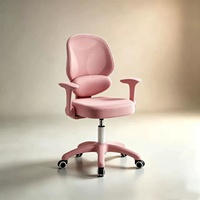 Chaise de bureau en maille nid d'abeille avec soutien lombaire réglable, accoudoirs rabattables et roulettes silencieuses pour bureau à domicile