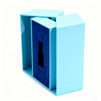 Emballage magnétique transparent personnalisé à double porte pour aligneur de retenue orthodontique étui orthodontique dentaire pour boîtes en papier pour prothèses dentaires