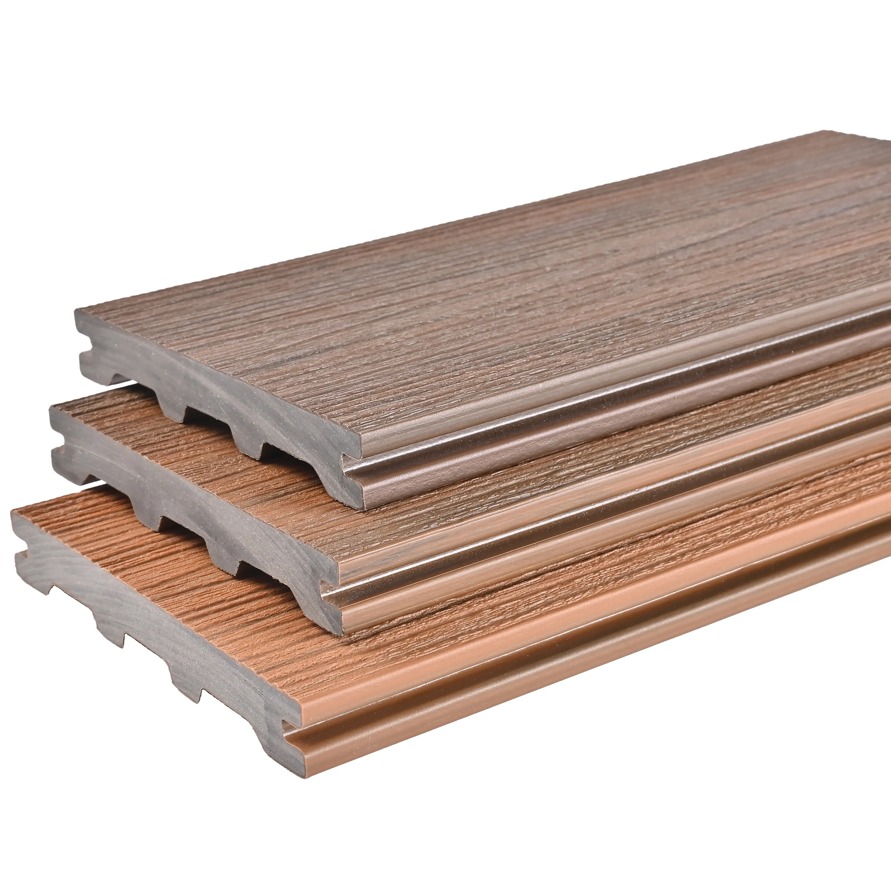 140X25มิลลิเมตรจีนไม้พลาสติกคอมโพสิต Decking สำหรับว่ายน้ำดาดฟ้าและระเบียง