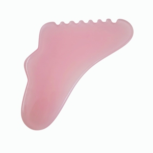 Multi-Functional Pink Resin Gua Sha <b>Tool</b> - Body Scraping Board with Comb Teeth for Lymph Drainage & Head Relaxation - Product Image 6