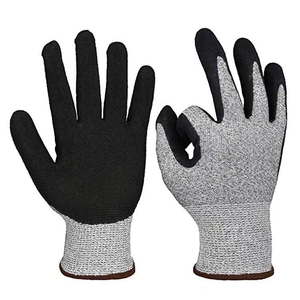 Gants de sécurité Construction Niveau C Gants enduits de sable en <span class=keywords><strong>latex</strong></span> Gants de travail anti-coupure avec une qualité durable Confortable imprégné - Product Image 1