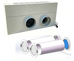 Aire Acondicionado BIBO R290 Todo en Uno, Unidad Exterior de Ventana, Doble Conducto, Clase de Alto Ahorro Energético, Controlado por Aplicación - Product Image 4