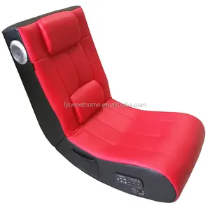 Space-saving Foldable TV PC Computer Gamer Chair Reading Napping Floor Racing Gaming Chair with Bt Speakers 2.1