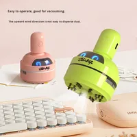 Trustloops OEM personnalisé Mini aspirateur de bureau sans fil intelligent pour la maison, pour la poussière de crayons et les débris de dessins animés, accessoires de nettoyage de bureau