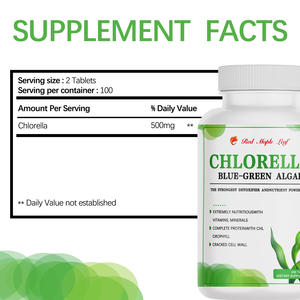 Tabletas de Chlorella Orgánica - 500 mg de Chlorella Vulgaris Pura, Pared Celular Rota, Suministro a Granel con Certificación GMP - Product Image 6