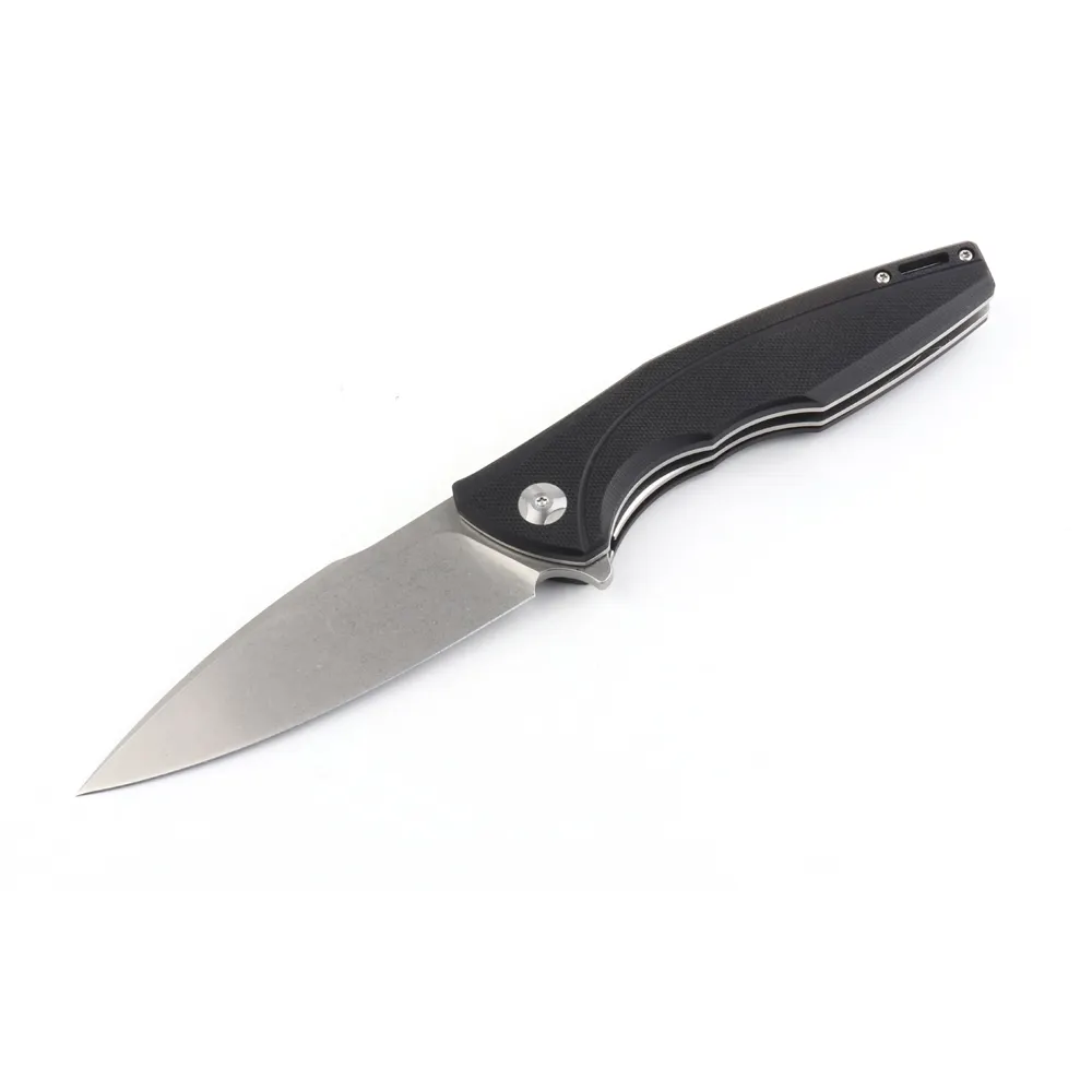 Ücretsiz render yüksek kaliteli özel yüksek kalite 5-inch sabit bıçak D2 çelik bıçak ve G10 kolu katlanır bıçak av bıçağı