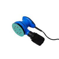 Lijadora Orbital Eléctrica de 350W, 125mm, 6 Velocidades Variables, Máquina de Pulir Madera con Bolsa de Polvo Autoaspirante