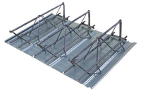 Plancher préfabriqué en treillis d'acier, résistant, à haute capacité de charge et aux bonnes performances sismiques pour les bureaux et les centres commerciaux
