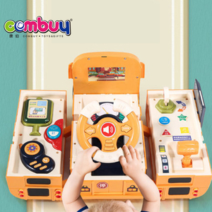 Acoustooptic-Volante de deformación para niños, volante eléctrico con luz y <span class=keywords><strong>música</strong></span>, juguete para niños, <span class=keywords><strong>autobús</strong></span> escolar - Product Image 6