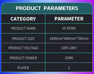 HEROVR Table de <span class=keywords><strong>jeu</strong></span> de beer pong en acier inoxydable, équipement <span class=keywords><strong>d</strong></span>'arcade intelligent, design modulaire, montage mobile pour festival - Product Image 3