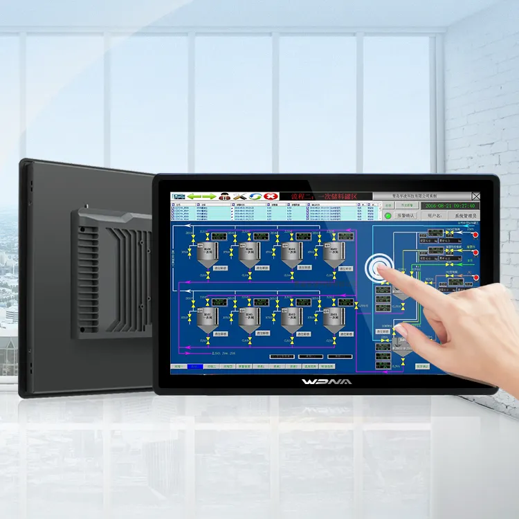 21,5 Дюймов промышленных ПК все в одном сенсорный компьютер киоск ПК Inter Core I5 процессор сенсорная экранная панель ПК