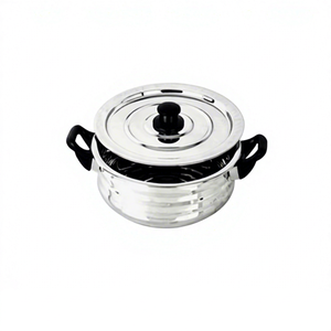 Couvercle de casserole de cuisson et de service haut de gamme, classique, écologique, en acier inoxydable, robuste, avec fond en <span class=keywords><strong>cuivre</strong></span>, compatible induction et passe au lave-vaisselle - Product Image 1