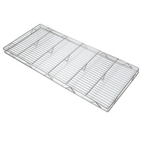 Support de porc refroidi par points Yolecen, étal de marché en acier inoxydable entièrement pris en charge, présentoir à gâteaux et à pain, poulet, canard