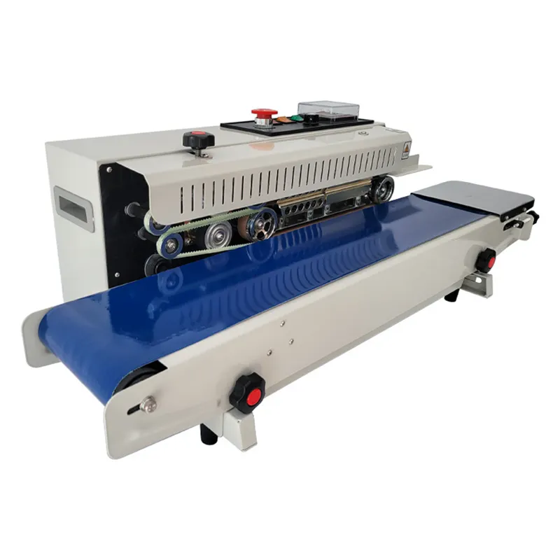 Automatic continuous sealing machine aluminum foil plastic bag food packaging household heat sealing plastic sealing machine