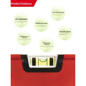   Niveles de burbuja de aluminio de alta precisión, niveles compactos tipo torpedo y de <span class=keywords><strong>caja</strong></span>, resistentes a golpes, magnéticos - Product Image 2