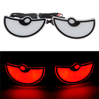 Vis de plaque d'immatriculation de moto ZhaoDi transfrontalière, lumière triangulaire, modification œil de démon, universelle, ABS, aluminium, décorative