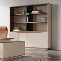 Armoires de classement modernes en bois massif - Rangement modulaire durable grande capacité avec serrures, couleurs personnalisables pour appartement, maison, bureau, salon