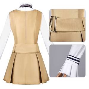 Disfraz de Megan para Mujer Adulta, Disfraz de Halloween, Uniforme Marrón de TV y Cine - Product Image 5