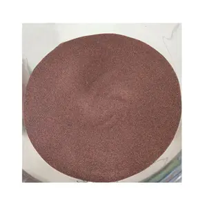 Material natural rojo marrón chorreado por abrasivos Granate Arena 70-100 malla para abrasivo en Silicato de Aluminio